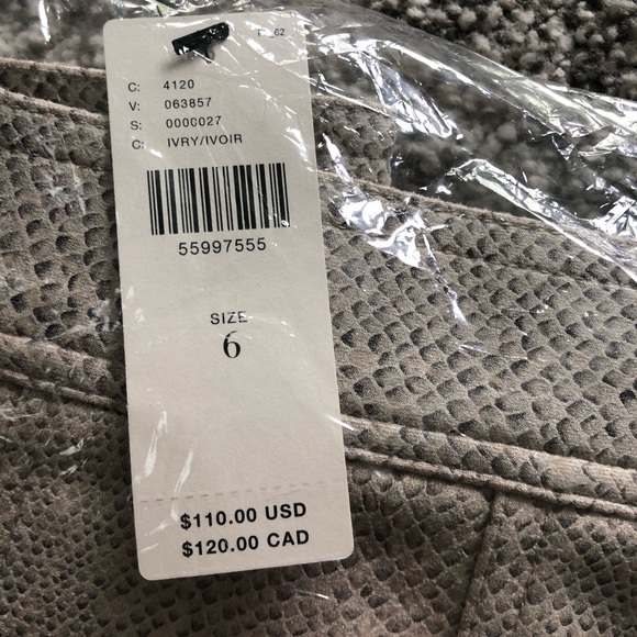 NWT Anthropologie Clarisa Pencil Skirt in Ivory - Picture 6 of 6